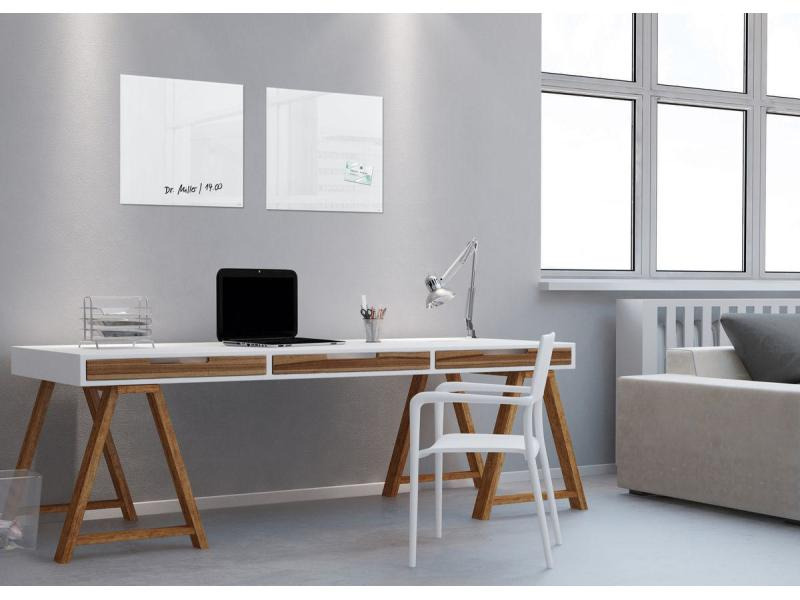 Sigel Magnethaftendes Glassboard artverum 48 cm x 48 cm, Weiss
