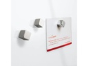 Sigel Magnethaftendes Glassboard artverum 65 cm x 100 cm, Weiss