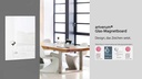 Sigel Magnethaftendes Glassboard artverum 65 cm x 100 cm, Weiss