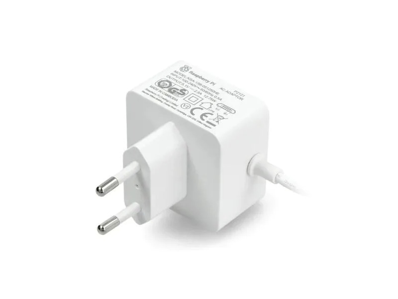 Raspberry Pi Netzteil 5.1 V 2.5 A, micro USB, zu Pi Zero 1 / 2, Pi 3B+