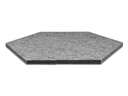 Plotony Wandfliesen Hexagon 44 x 50.5 cm Grau, 6 Platten