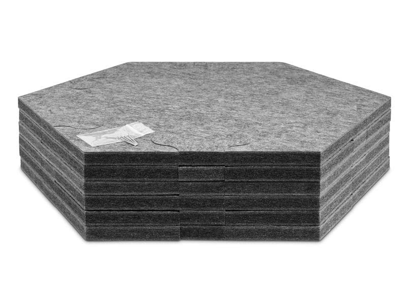 Plotony Wandfliesen Hexagon 44 x 50.5 cm Grau, 6 Platten