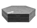 Plotony Wandfliesen Hexagon 44 x 50.5 cm Grau, 6 Platten