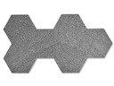 Plotony Wandfliesen Hexagon 44 x 50.5 cm Grau, 6 Platten