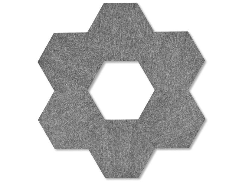 Plotony Wandfliesen Hexagon 44 x 50.5 cm Grau, 6 Platten