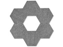 Plotony Wandfliesen Hexagon 44 x 50.5 cm Grau, 6 Platten
