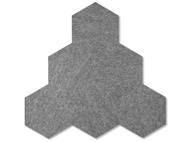 Plotony Wandfliesen Hexagon 44 x 50.5 cm Grau, 6 Platten
