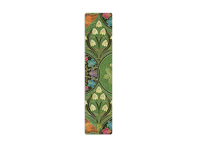 Paperblanks Buchzeichen Blühende Poesie Grün