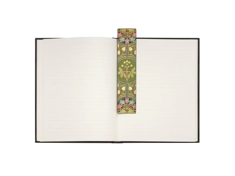 Paperblanks Buchzeichen Blühende Poesie Grün
