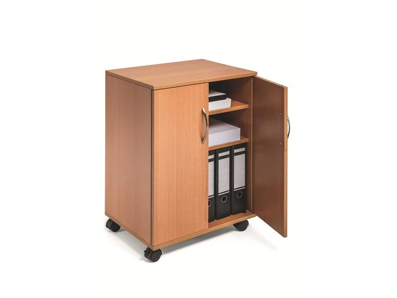 DURABLE Multifunktionswagen 74/53 2 Türen, 2 Böden, Braun