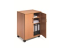 DURABLE Multifunktionswagen 74/53 2 Türen, 2 Böden, Braun