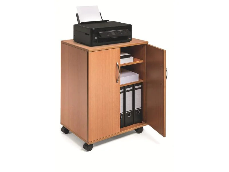 DURABLE Multifunktionswagen 74/53 2 Türen, 2 Böden, Braun