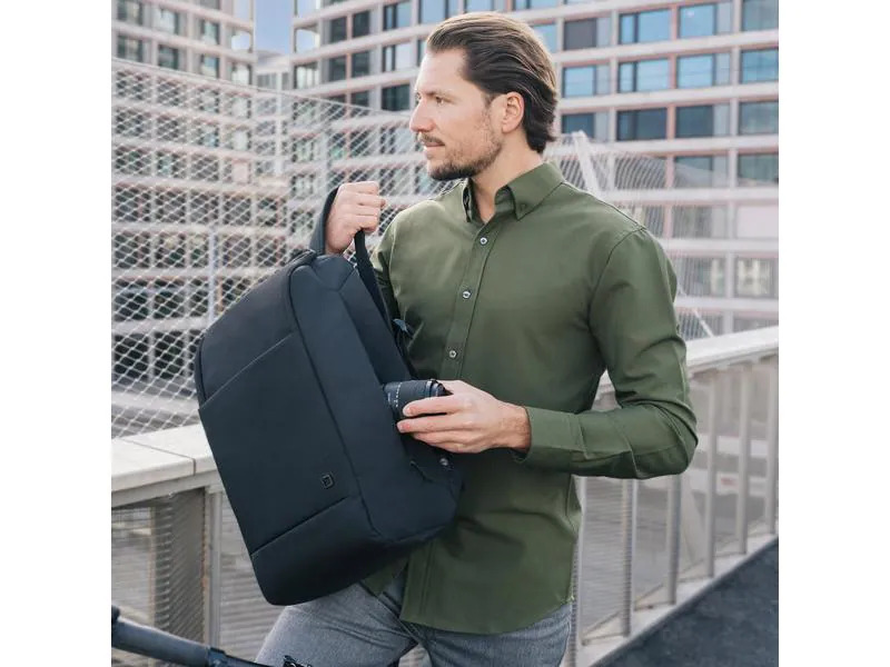 DICOTA Notebook-Rucksack Eco Motion 15.6 , Schwarz