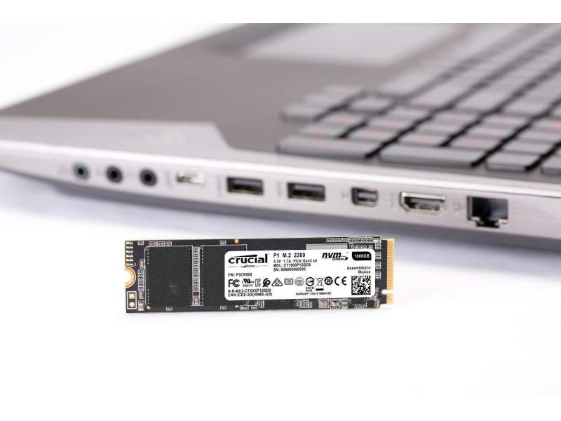 Crucial SSD P1 3D NAND NVMe M.2 2280 NVMe 2000 GB