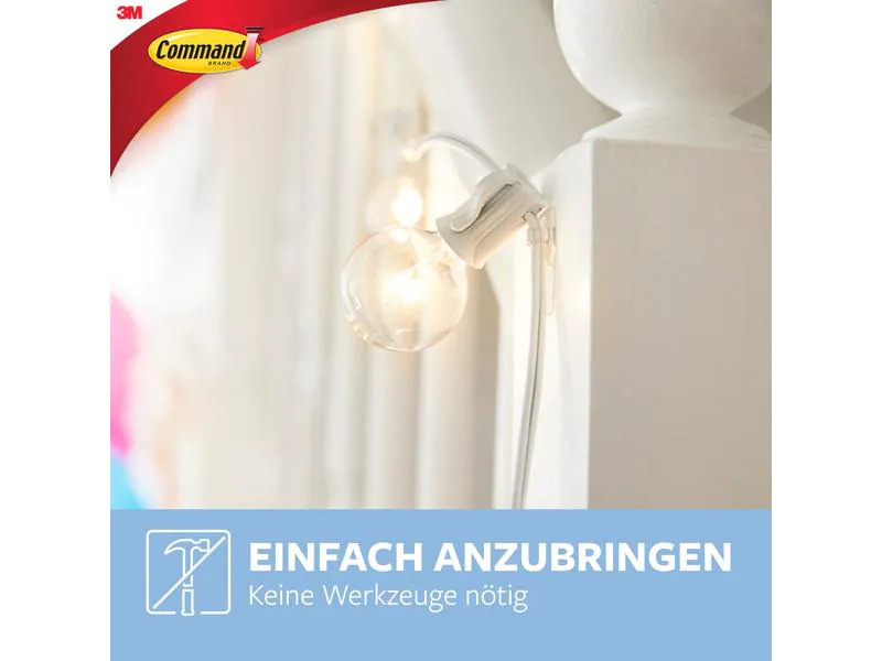 3M Haken Command L Clips Transparent, 1.8 kg