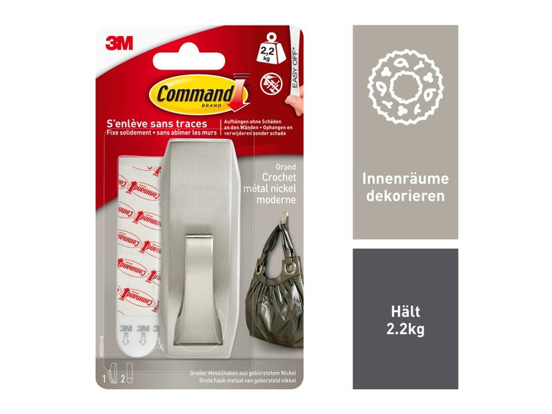 3M Haken Command L Silber, 2.2 kg