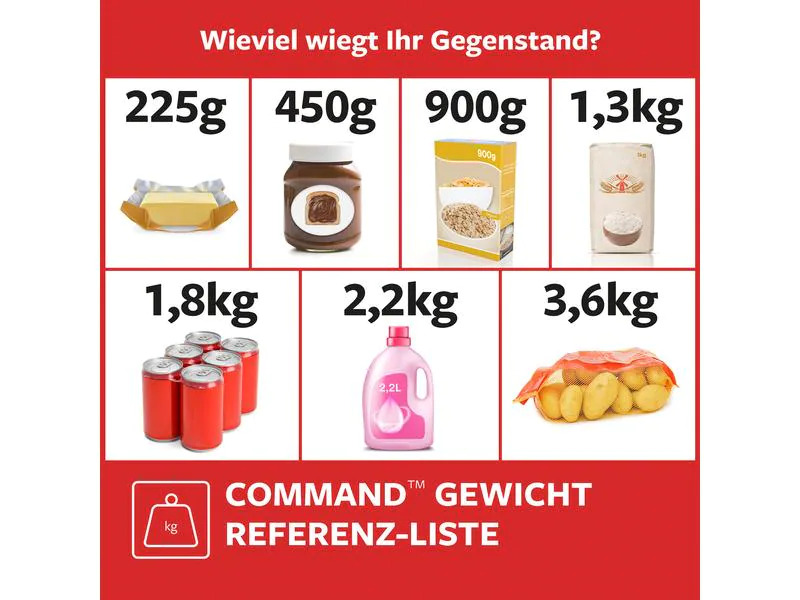3M Haken Command M Weiss, 1.3 kg