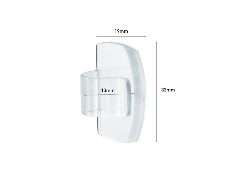 3M Haken Command Outdoor Transparent, 8 Haken