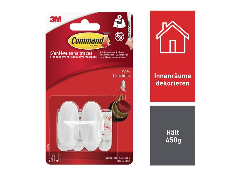 3M Haken Command S Weiss, 450 g