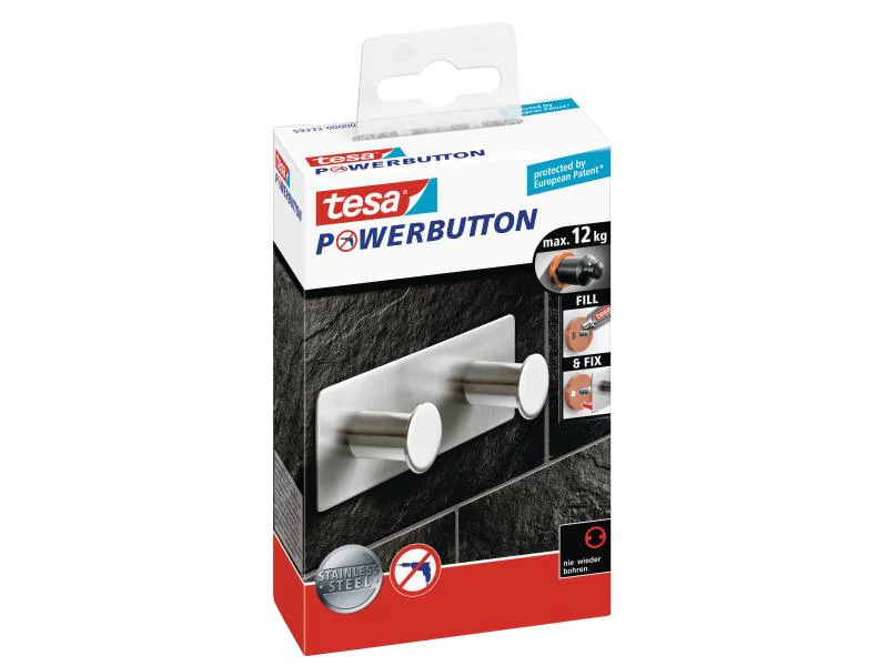 tesa Doppelhaken Silber, 12 kg