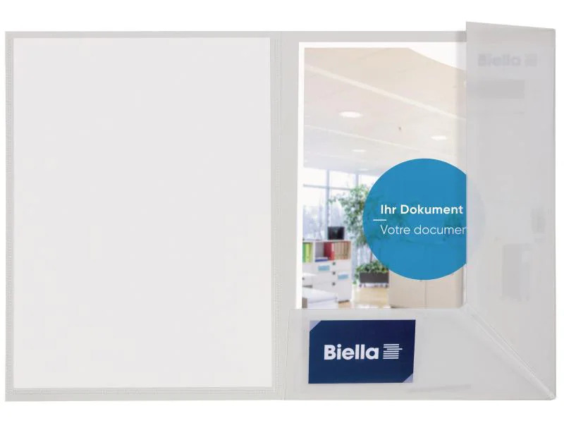 Biella Einlagemappe Pearl 20 x Transparent