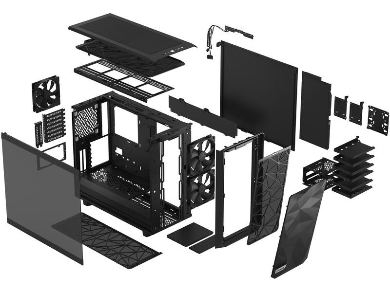 Fractal Design PC-Gehäuse Meshify 2 TG Light Schwarz