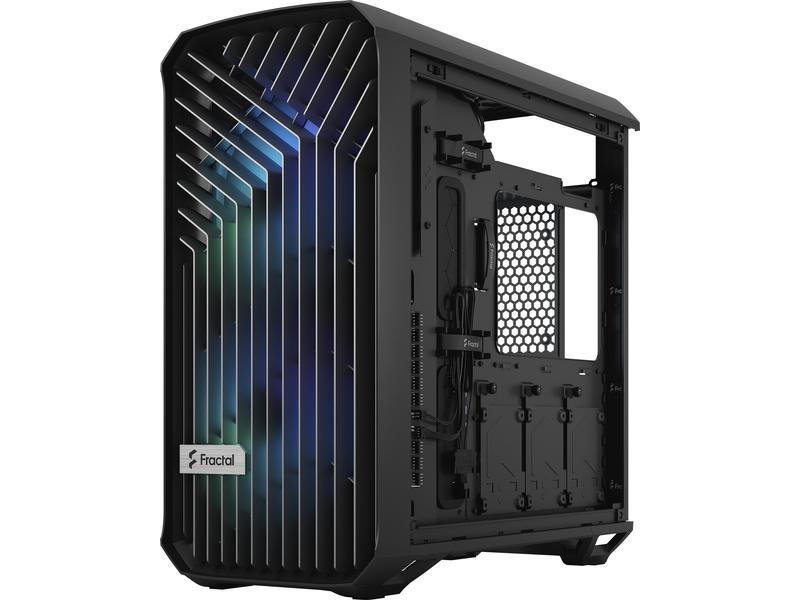 Fractal Design PC-Gehäuse Torrent Compact RGB TG Light Tint Schwarz