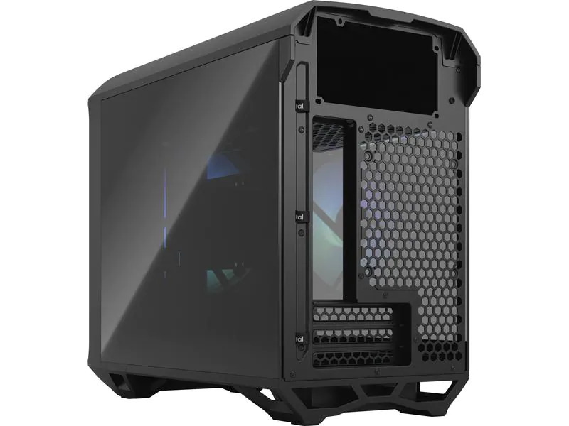 Fractal Design PC-Gehäuse Torrent Nano RGB TG Light Tint Schwarz