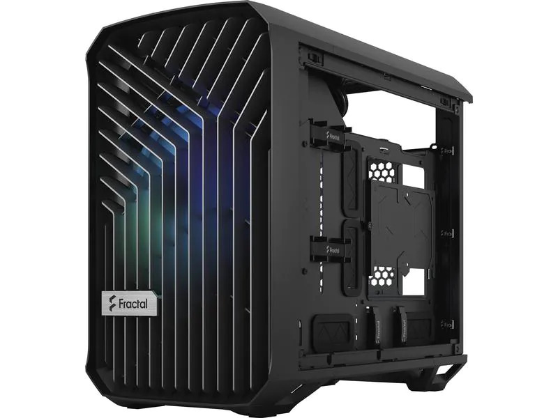 Fractal Design PC-Gehäuse Torrent Nano RGB TG Light Tint Schwarz