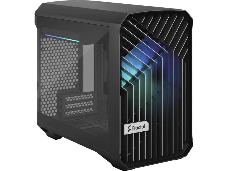 Fractal Design PC-Gehäuse Torrent Nano RGB TG Light Tint Schwarz