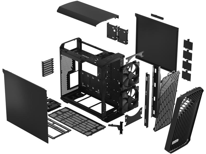 Fractal Design PC-Gehäuse Torrent Schwarz