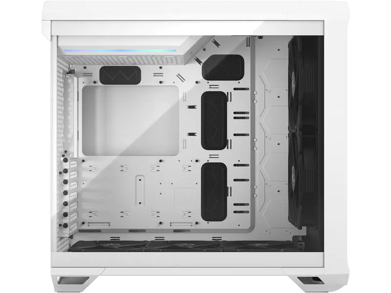 Fractal Design PC-Gehäuse Torrent TG Clear Weiss