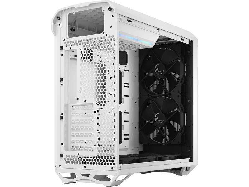 Fractal Design PC-Gehäuse Torrent TG Clear Weiss