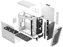 Fractal Design PC-Gehäuse Torrent TG Clear Weiss