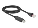 Delock Anschlusskabel USB-A zu RS-232 RJ45, 2 m