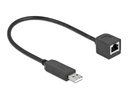 Delock Anschlusskabel USB-A zu RS-232 RJ45, 25 cm