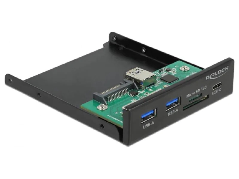Delock Front Panel 64058 2x USB für 3.5-Schacht