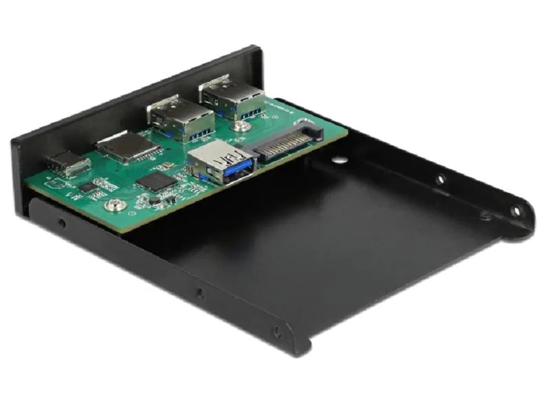Delock Front Panel 64058 2x USB für 3.5-Schacht