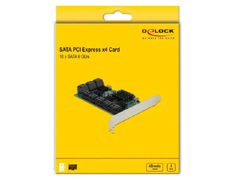 Delock PCI-Express-Karte 16 Port SATA