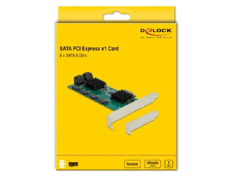 Delock PCI-Express-Karte 8 Port SATA