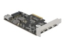Delock PCI-Express-Karte 90059 USB 3.1 Gen2 - 4x USB-C