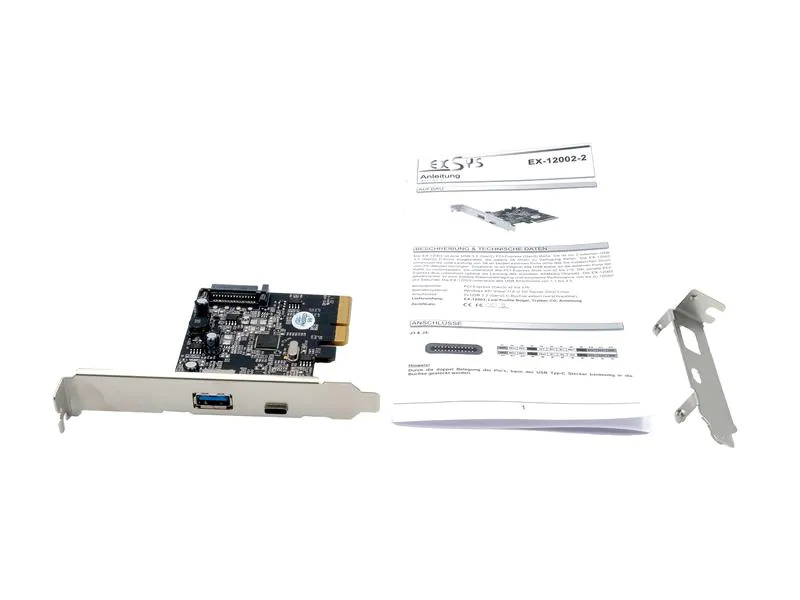Exsys PCI-Express-Karte EX-12002-2
