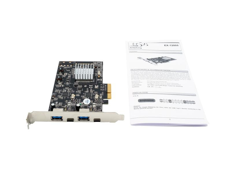 Exsys PCI-Express-Karte EX-12005