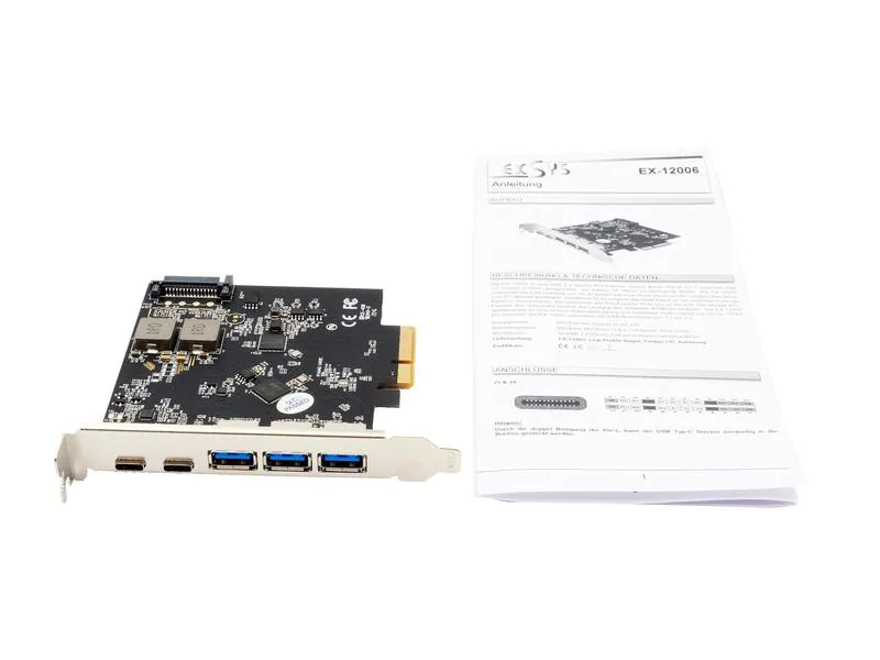 Exsys PCI-Express-Karte EX-12006