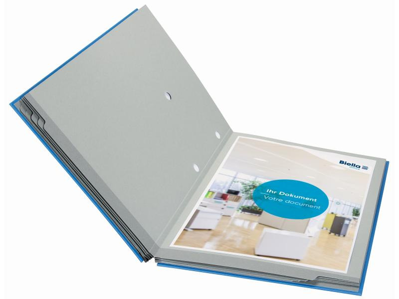 Biella Unterschriftenmappe A4 10-teilig, Blau