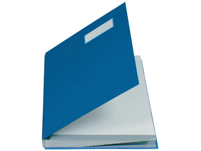 Biella Unterschriftenmappe A4 20-teilig, Blau