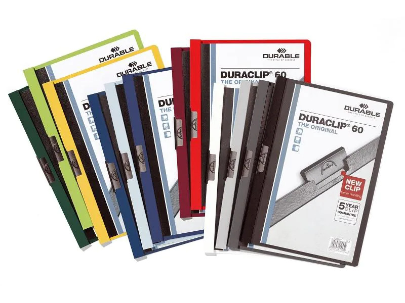 DURABLE Klemmhefter Duraclip 60 A4, Rot