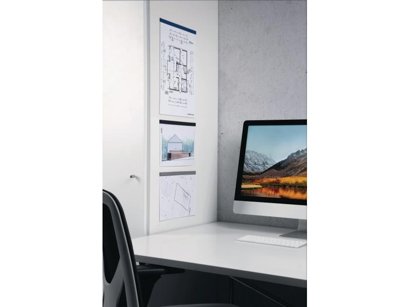 DURABLE Klemmhefter Durafix Rail 297 mm Silber