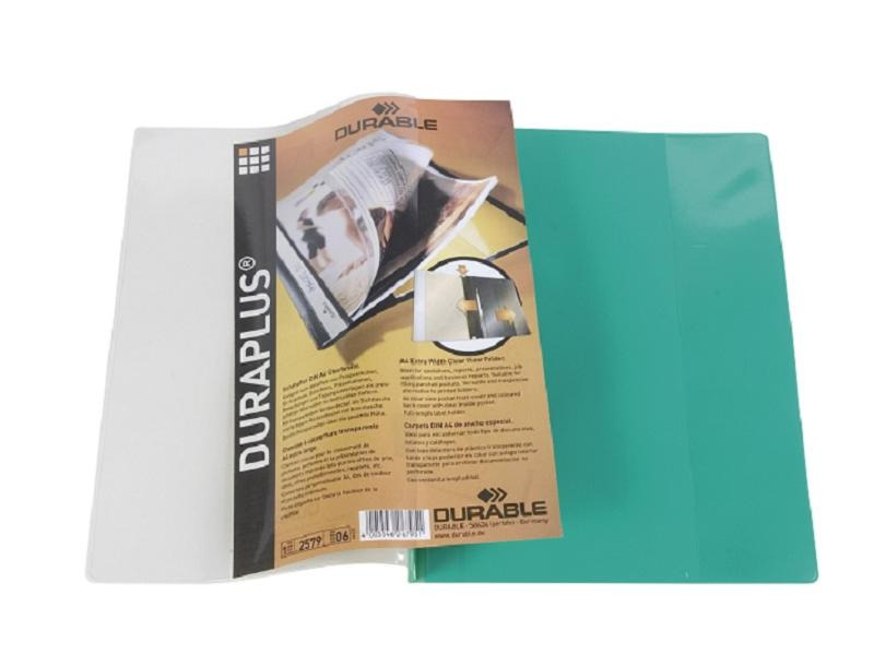 DURABLE Schnellhefter Duraplus A4+, Grün