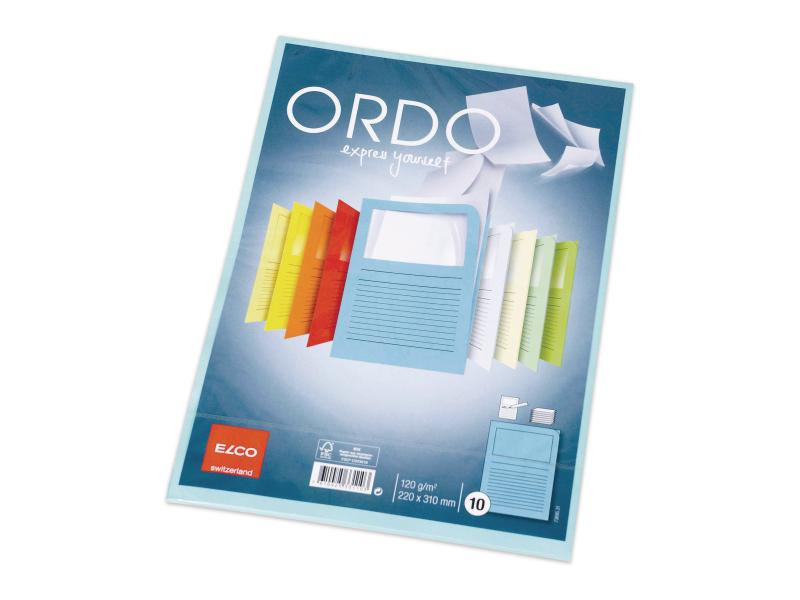 ELCO Sichthülle Ordo Classico A4 Blau, 10 Stück